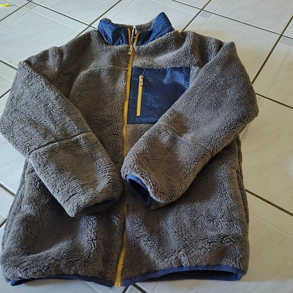 Tommy Bahama Other - Tommy Bahama Cozy Teddy Bear Full Zip Sherpa Jacket Gray XL(14)